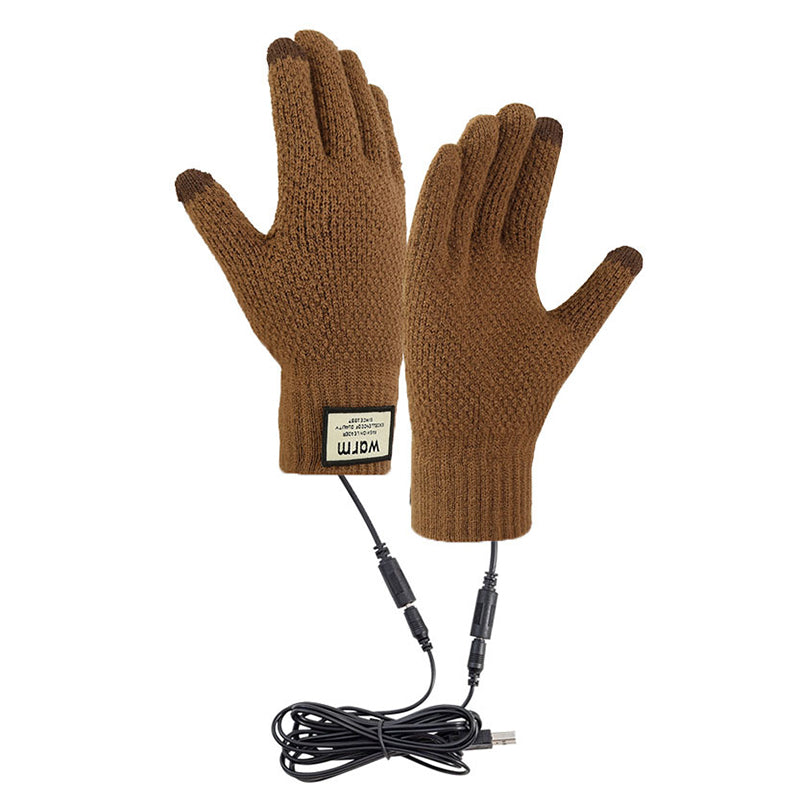 💝USB Rechargeable Electric Heated Knitted Gloves✨