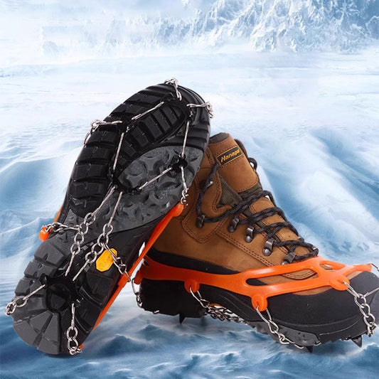 Crampons antidérapants pour chaussures et bottes de randonnée