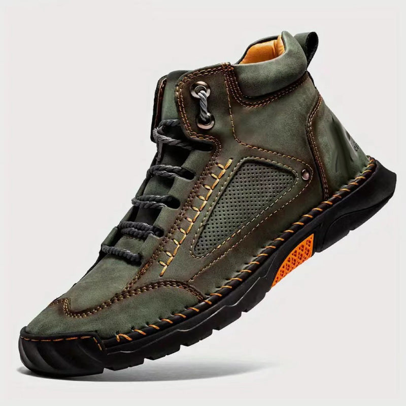 💥Chot Vente💥sylish cousue à la main Flat Sole Boots Men's 💥ultimate Comfort💥