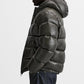 Veste polaire légère à capuche et matelassée pour hommes