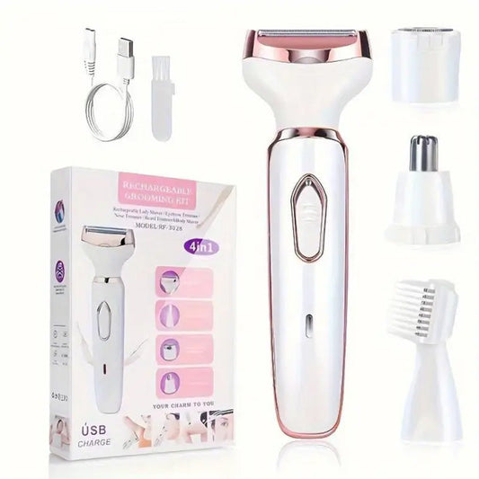 Rasoir électrique sans fil 4 en 1 pour femmes
