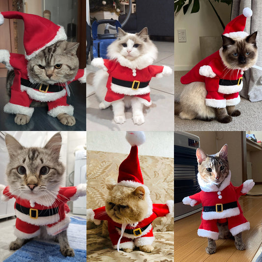 🎄Christmas Discounts🎄Autumn And Winter Cat Christmas Dog Clothes