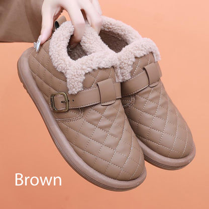 ✨Chaussures plates d'hiver en peluche pour femmes