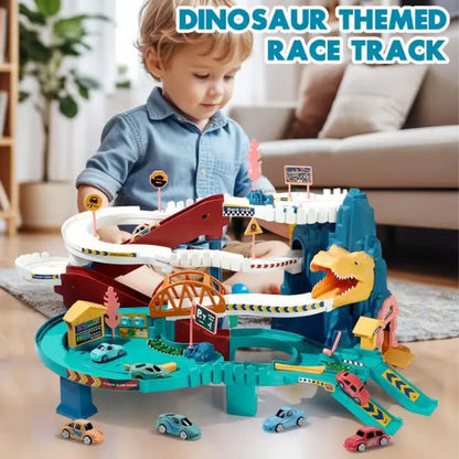✨Ensemble de jouets de piste de rampe de dinosaure pour enfants