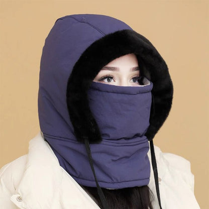🧢❄️ Chapeau Thermique Épais avec Masque Intégré – Le plus beau cadeau pour votre famille !! 🎁🎁