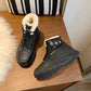 Bottes à lacets pour femmes, imperméables et chaudes, pour l'extérieur