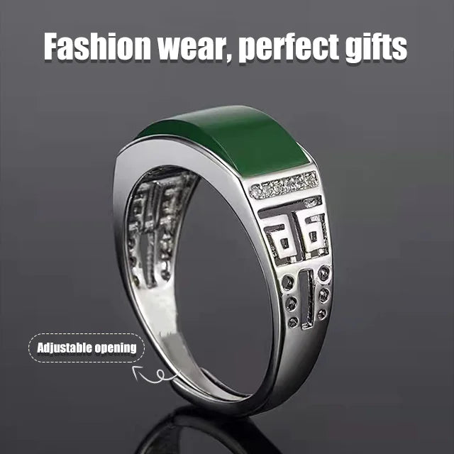 👍👍👍 Bague Hetian ajustable pour hommes et femmes