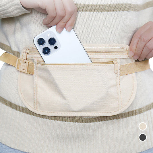 Ceinture porte-billets de voyage antivol avec blocage RFID