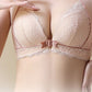 Soutien-Gorge en Dentelle avec Fermeture Frontale et Effet Push-Up pour Femmes