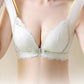 Soutien-Gorge en Dentelle avec Fermeture Frontale et Effet Push-Up pour Femmes