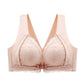 Soutien-Gorge en Dentelle avec Fermeture Frontale et Effet Push-Up pour Femmes