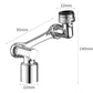 Extension de Robinet Universel Filtrant à 1080° avec Protection Anti-Éclaboussures
