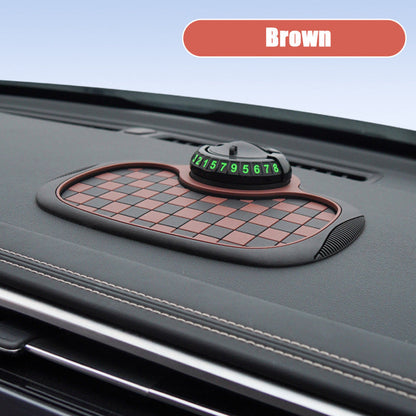 ✨Support multifonctionnel pour téléphone de voiture, tapis antidérapant pour tableau de bord