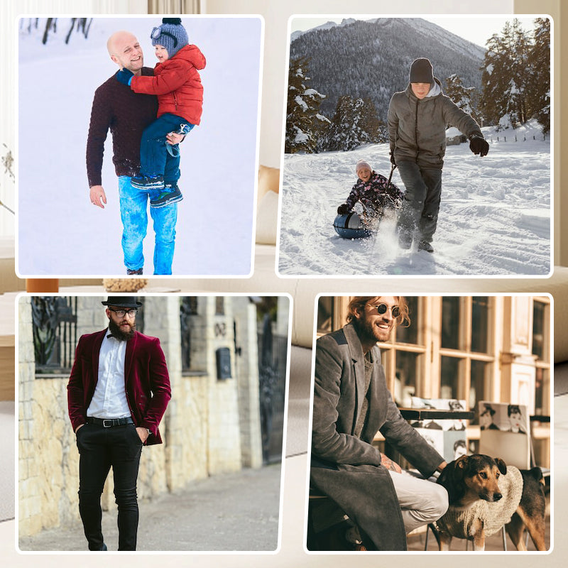 Pull de base pour hommes avec fermeture éclair