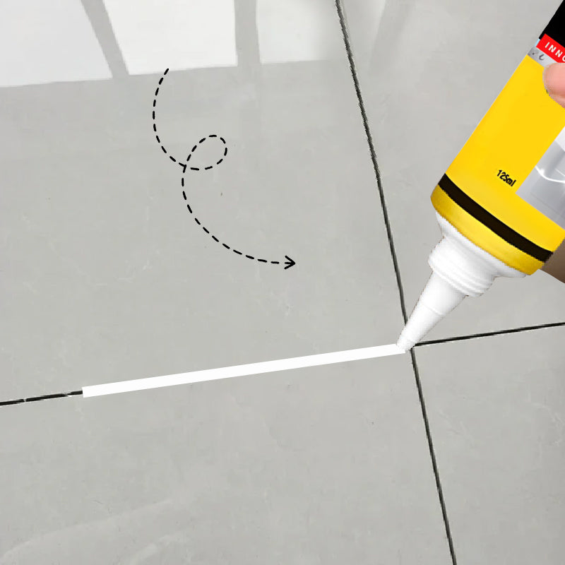 Mastic blanc imperméable multifonctionnel avec grattoir