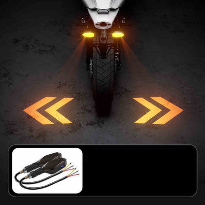 Electric Motorcycle Steering Projector Light