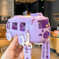 🎁Meilleurs cadeaux pour les enfants🚌Gobelet d'eau portable en forme de bus avec sangle (Cadeaux pour enfants)