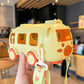 🎁Meilleurs cadeaux pour les enfants🚌Gobelet d'eau portable en forme de bus avec sangle (Cadeaux pour enfants)