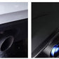 Tuyau d'échappement à LED en fibre de carbone