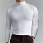 T-shirt à col montant et manches longues pour homme