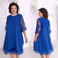 ⏳Réduction limitée de 53%🎁Robe en tulle doux et en dentelle superposée