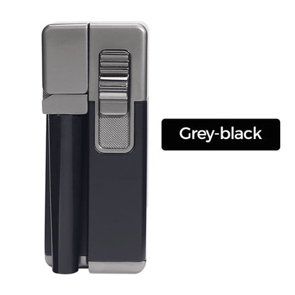 ⏳Réduction limitée de 50%💥Briquet à double usage gonflable à flamme inclinée pour pipe à tabac