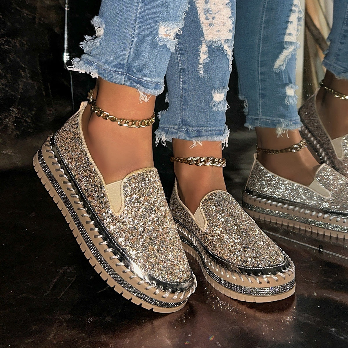 👟 61% DE RÉDUCTION! 🚶‍♀️ Chaussures Slip-On Décontractées pour Femme – Confortables, Légères & Faciles à Enfiler pour le Quotidien 🌸