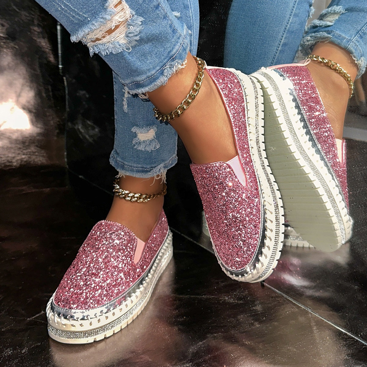 👟 61% DE RÉDUCTION! 🚶‍♀️ Chaussures Slip-On Décontractées pour Femme – Confortables, Légères & Faciles à Enfiler pour le Quotidien 🌸