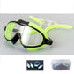 Masques de natation anti-brouillard pour enfants avec clip nasal et bouchons d'oreilles