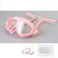 Masques de natation anti-brouillard pour enfants avec clip nasal et bouchons d'oreilles