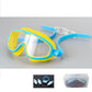 Masques de natation anti-brouillard pour enfants avec clip nasal et bouchons d'oreilles