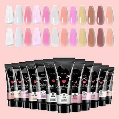Gel d’extension d’ongles coloré