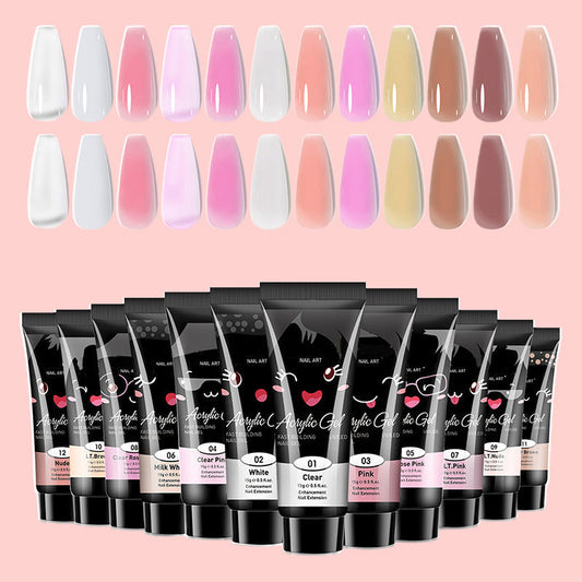 Gel d’extension d’ongles coloré