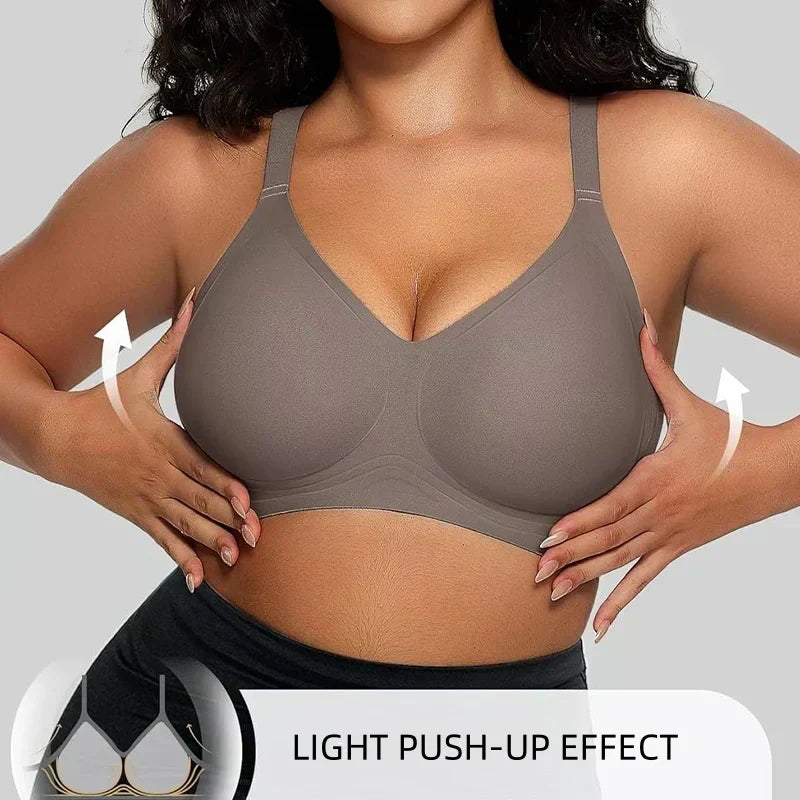 🔥Offre spéciale Nouvel An : 50 % DE RÉDUCTION🎉Soutien-gorge push-up sans armatures, confortable et sans coutures pour femmes - Coupe ajustée et design respirant🔝