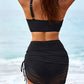 🌸 Ensemble Bikini Taille Haute avec Jupe de Bain – Tissu Séchage Rapide, Maintien Confortable & Style Élégant ☀️