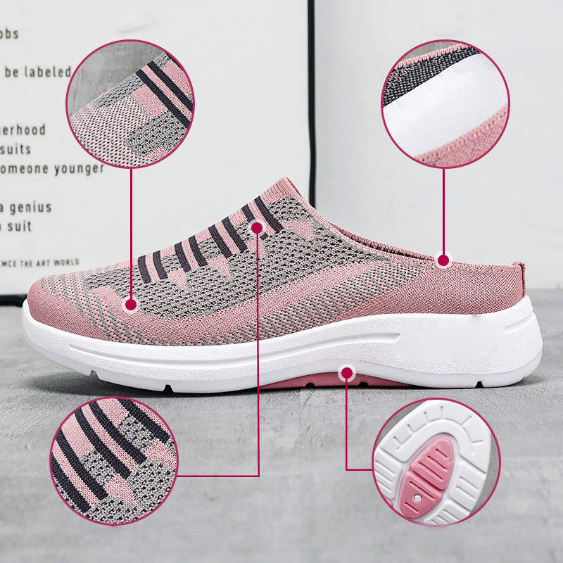 👟👟Chaussures de sport orthopédiques pour femmes avec talon ouvert et soutien de la voûte plantaire
