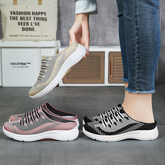 👟👟Chaussures de sport orthopédiques pour femmes avec talon ouvert et soutien de la voûte plantaire