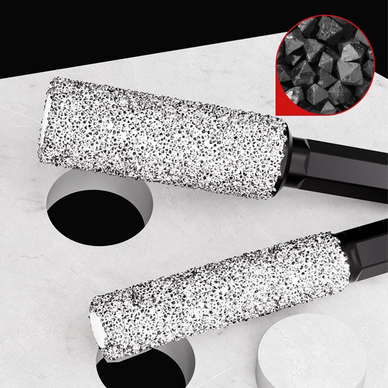 🔥 2-en-1 Hexagonal Shank Brazing Drilling Dry Specialized Hole Opener