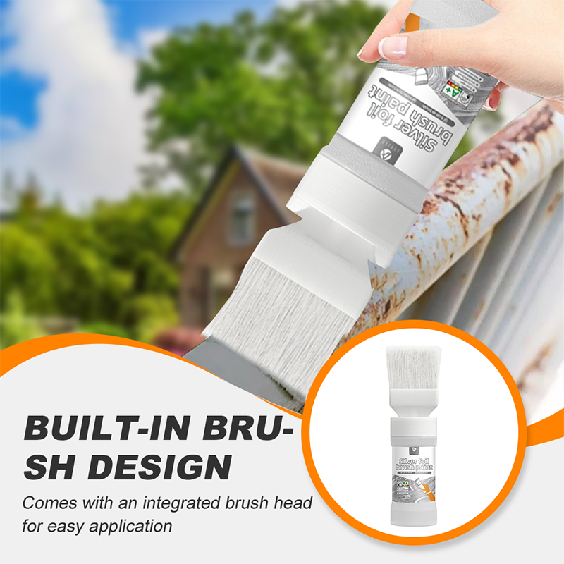 ✨New Arrival✨ Peinture argent métallisé à l'eau avec pinceau intégré (50% DE RÉDUCTION)