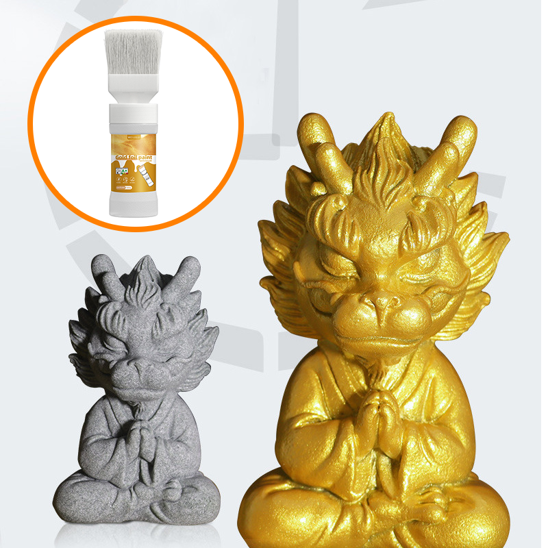 ✨New Arrival✨ Peinture argent métallisé à l'eau avec pinceau intégré (50% DE RÉDUCTION)