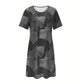 Robe décontractée pour femme à motif patchwork – Légère, confortable et féminine, grandes tailles XL à 4XL, 6 couleurs ✨