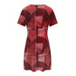Robe décontractée pour femme à motif patchwork – Légère, confortable et féminine, grandes tailles XL à 4XL, 6 couleurs ✨