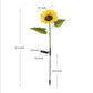 🌻 PROMO LIMITÉE 50% DE RÉDUCTION ! ✨ Lampe Solaire Tournesol de Jardin – Éclairage LED, Design Réaliste, 8h d‘Autonomie 🌙