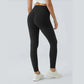 Legging Gainant de Fitness à Taille Haute avec Poches Latérales avec Contrôle du Ventre et Effet Rehaussant des Fesses