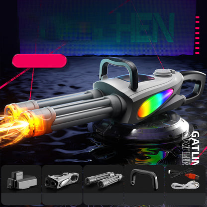 🔫🔥Été 55% de réduction🤽Pistolet à eau électrique Gatling à double canon