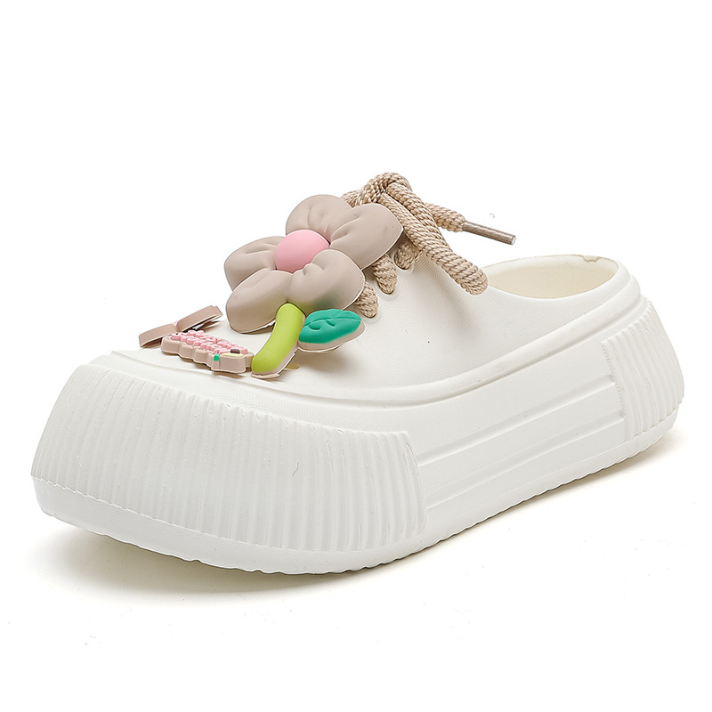 💖SOLDES 2026 : 50 % DE RÉDUCTION🌈Chaussons respirants pour femmes avec décoration florale