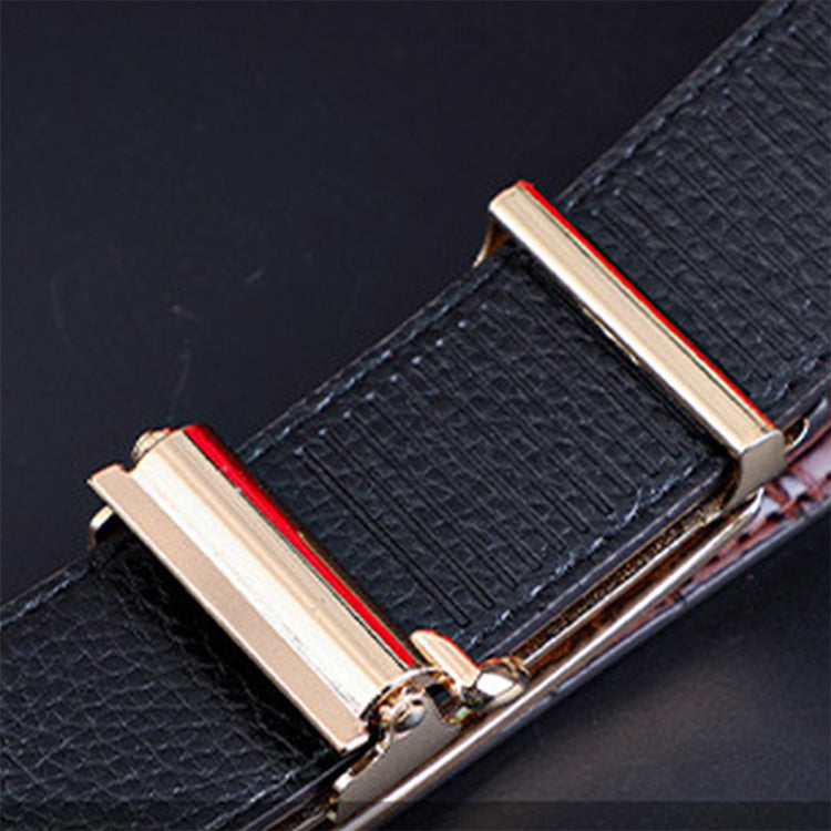 Boucle automatique pour homme avec motif crocodile