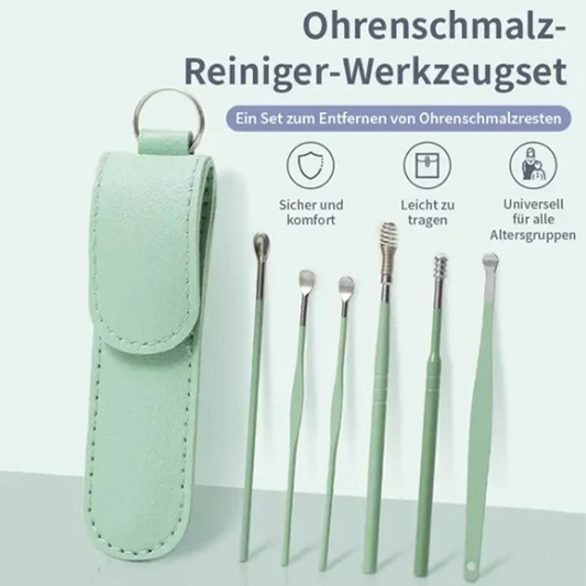 📢Kit portable de 6 perce-oreilles en acier inoxydable - Outil à spirale pour les oreilles✨