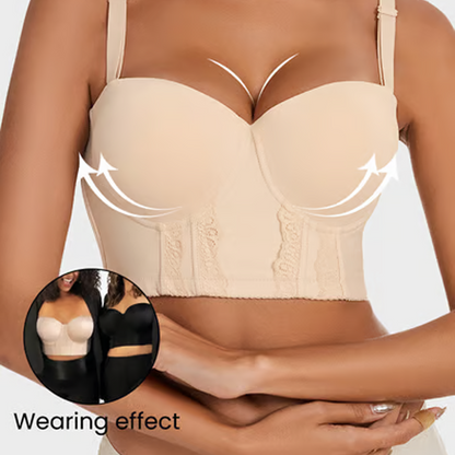 ✨ Soutien-gorge invisible dans le bas du dos |Sangle d'épaule amovible Achat de 2 pièces 15% de réduction |Invisible non exposé