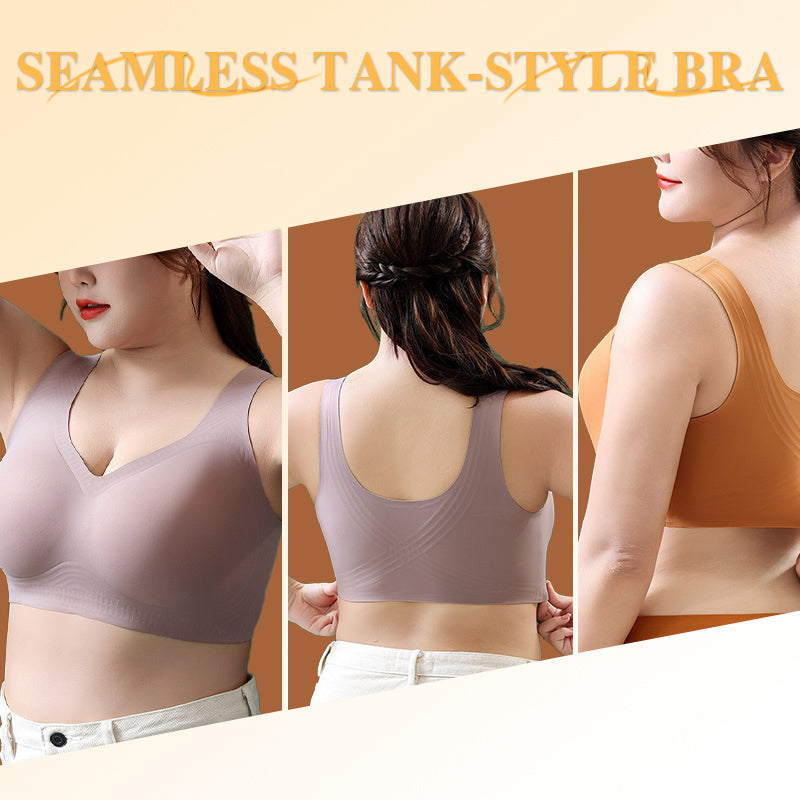 Brassière Respirante Douce et Sans Couture de Type Débardeur